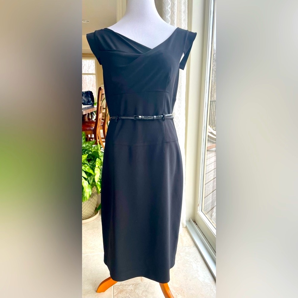 Black cocktail/casual dress by Adrianna Papell  size 10